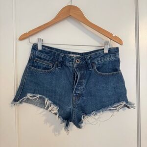 Free People Logan High Rise Cutoffs